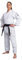 TEKKA BUDO Aikidoanzug Spezial mit Bestickung - weiß - 450g schwer - Aikidojacke Bestickt - Schriftzeichen - Stabiler Stoff - Größe 200