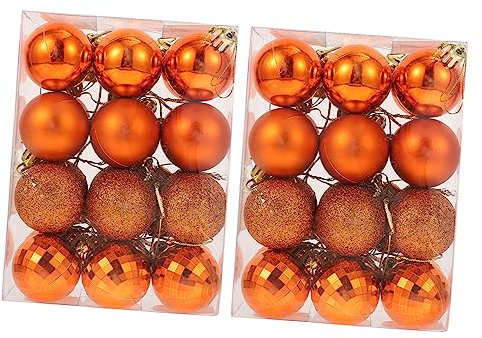 BUGUUYO Weihnachtskugeln Aus Kunststoff 4 cm Weihnachtsbaumschmuck Weihnachtsdekor