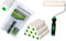 ToolSpace 10 x Rouleau de Peinture Lot - 15 cm Mini Rouleaux Microfibre - Manchon avec Poil Long - Patte Lapin avec Manche pour Peindre Rénovation Lasure Application - Intérieur Décoration Murale