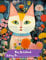 Journey Sketchbook and Notebook with Cat as a Moomin a Fairy Tale, 1940s Cover: 120 Pages, 8.5 x 11 Inches, Blank Paper for Drawing, Doodling, Painting, Writing, School, Class and Home.