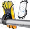 EOUIAV 360° Support Telephone Velo, Support Telephone Moto Universel Réglable Anti-Vibrations en Silicone Compatible, Support Vélo Téléphone Convient aux Vélos, VTT, Motos