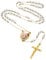Supcare Herren Ketten Gebetskette mit Foto Text Rosenkranz Katholische Halskette 6mm Weiß Diamant Fotokette Gravur Jesus Kreuzkette Kruzifix Ovalanhänger Personalisiert Modeschmuck für Jungen