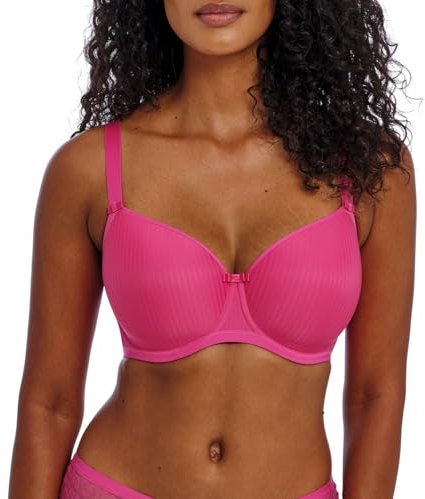 Freya Damen Idol geformter T-Shirt-BH mit Bügel., Knallpink (Hot Pink), 80DD