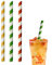wisefood - Papier Strohhalm | Nachhaltige Einwegtrinkhalme | 12x245mm | geeignet für Bubble Tea | bunt (60, Bunt, 12x245mm)