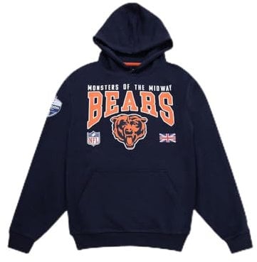 CHICAGO BEARS Unisex Football Hooded Kapuzenpullover, Chicago Bears, M EU
