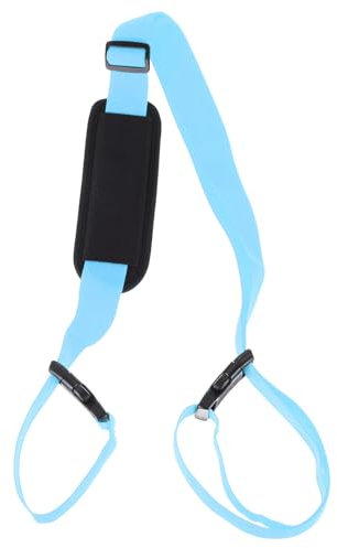 PATIKIL Correas de transporte para silla de playa, correas ajustables para silla de playa, correas de transporte para mochila plegable, color azul