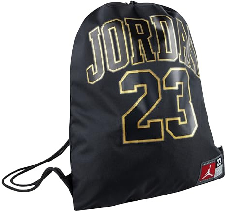 JORDAN Jordan 9A0757-K5X Sacca da palestra JERSEY SACK, nero/oro, F