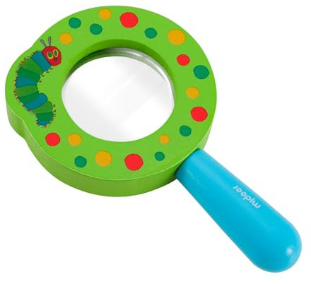 Kaisibum Kinder Lupe Outdoor Holzlupe Kinder Cartoon Raupe Handlupe Für Zu Hause Schule Outdoor Gartenwerkzeug