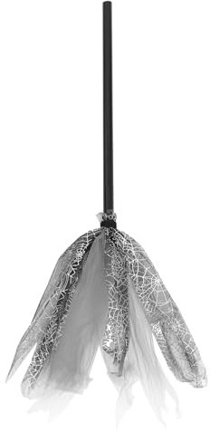JOINPAYA 1pieza Escoba De Bruja Infantil De Halloween Accesorio De Fiesta Decoración Divertida Para Niño Niña Juguete De Carnaval y Cosplay Para Halloween