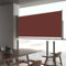 Item-Patio - Toldo lateral retráctil de 60 x 300 cm, color marrón, para césped y jardín, vida al aire libre, sombrillas y sombrillas