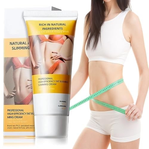 Crème Amincissante Ventre 50g, Crème Anti-Cellulite, Creme Amincissante Puissante, raffermissante pour sculpter la peau des bras, des jambes, du corps, Hommes et Femmes