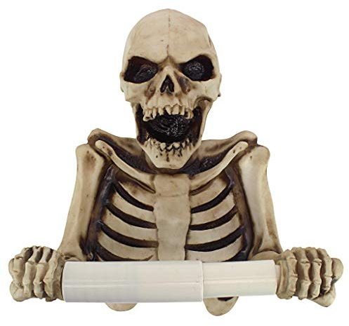 Toilettenpapierhalter - Knochen Dry Skelett Badezimmer-Dekor - Toilettenpapier-Rolle - Badezimmer-Wand-Dekor