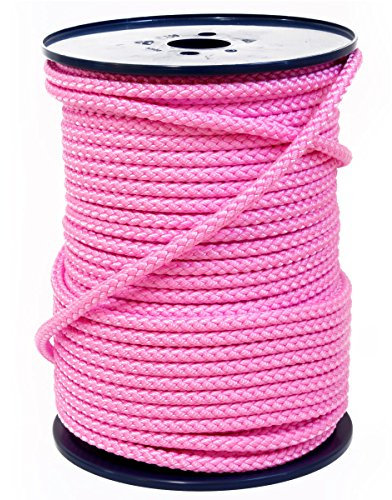 FTM Springseil Tau Seil, PP, Rosa Pink, Meterware von der Rolle, Ø 9mm (2 Meter)