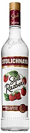 Stolichnaya Stoli Razberi Flavored Premium Vodka 0,7l 700ml (37,5% Vol) -[Enthält Sulfite]