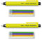 Koh-I-Noor S128 - Gesso da sarto con supporto e 6 gessetti di colore (verde, viola, blu, rosso, giallo, bianco) - Set di 2 con 2 supporti e 6 gessi di ricambio ciascuno