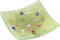 Plateau pour Objets Personnels Arbre de Vie en Verre de Murano avec Murrines et Or Idée de Cadeau Plateau Décoratif Fabriqué en Italie Organisateur de Table Décoratif Souvenirs (9x9 cm).