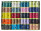 Perlin 60 rolle Polyester Nähgarn Handstick Garn 20 Farben 6000m Mix Farben Set Box Handarbeit Häkelgarn