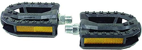 Union Pedal SP-872NSB Rattrap 1 Paar Kunststoff schwarz ca. 350g 323040 +Flicken