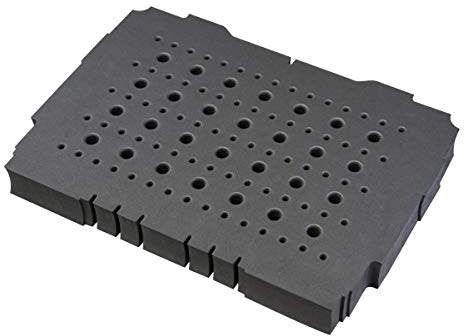 POWERTEC Router Bit Tray Organizer for Festool Systainer SYS 1 & Tanos Systainer³ M - Holds 103 Bits - 28 1/2 and 75 1/4 Shank Router Bit Storage Solution (71419)