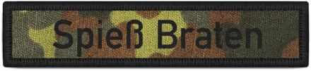 Patch Namensband Spieß Braten Bundeswehr Trupp Haupt-Feldwebel Bw #35034