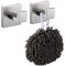 KOKOSIRI Gancho cuadrado de alta resistencia para colgar en pared, ideal para toallas y batas, para el baño, cocina o garaje, acero inoxidable SUS 304, níquel cepillado B1010BR-P2