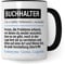 Pagma Druck Tasse Buchhalter lustig, Buchhalter Geschenk, Spruch Buchhaltung Kaffeebecher Geschenkidee, Kaffeetasse Beruf Buchführer Teetasse Abteilung Becher
