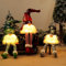 Weihnachtswichtel Deko Figuren, Wichtel Figuren Led, Weihnachtswichtel Leuchtend, Weihnachtsdeko Figuren Leuchten, Weihnachtsdekoration Amerikanisch Miniatur Häkeln Stoff Tomte Puppe (Mittleres Bein)
