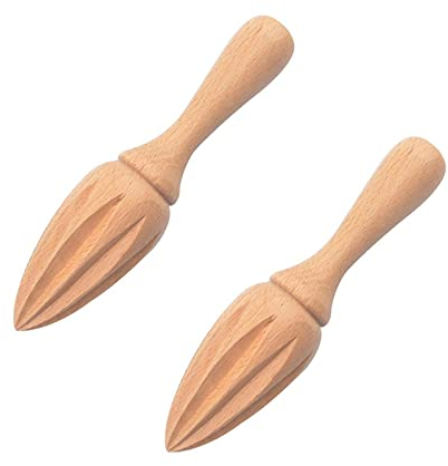 Alesatore di legno per spremiagrumi di limone, 2 pezzi