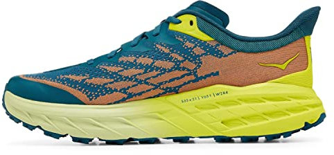 HOKA ONE ONE 1123157-BCEP Speedgoat 5 Running Shoes Male Blue Coral/Evening Primrose 42 2/3