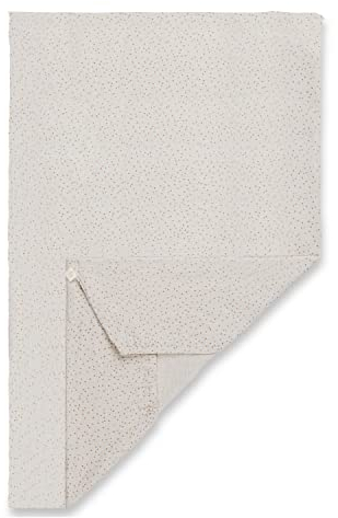 hauck Baby Spannbettlaken 60x120 cm für Reisebettmatratzen, Baby Matratzenbezug Baumwolle Musselin, 60° C Maschinenwäsche, Babybettlaken mit Gummizug (Beige Dots)