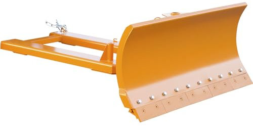 eurokraft | pro | Schneeschieber für Gabelstapler | mit Federklappschare | Schildbreite 1500 mm