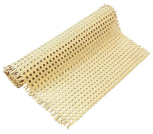 selliner Wiener Geflecht,50x100CM Schimmelfest Rattan,PE Plastik Wasserdicht Rattan Geflecht für DIY Möbeldekoration,Wabengeflecht Stuhlflechtrohr,Flechtrohrgewebe