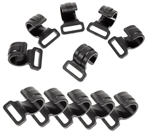 BESPORTBLE 10 Pezzi Gancio in Plastica Gancio Per Esterno Ganci Appesi Morsetti Per Teloni C Morsetto Clip Per Tende Campeggio Da Campeggio Può Muoversi Scaffale Di Stoccaggio