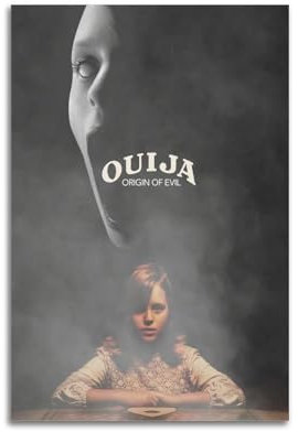 nzzmy Ouija Poster, Vintage-Kunst, Raumdekoration, ästhetische Schlafzimmerdekoration, Leinwandposter für Schlafzimmer, 20 x 30 cm, ungerahmter Stil