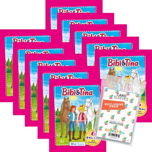 Bundle mit Bibi & Tina - 2024 - Sammelsticker - 10 Tüten + Exklusive Collect-it Hüllen