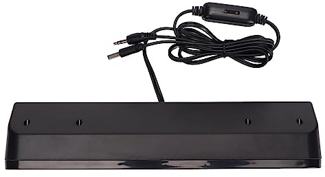 Zerodis Excellent Haut-Parleur Filaire alimenté par USB avec Prise Jack 3,5 Mm, qualité Sonore HiFi, pour TV/PC