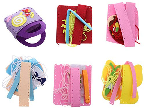 PHENOFICE 6stücke Handtaschen Zubehör Diy Taschen Bastelset Aus Vliesstoff Material-kits Für Handtaschen Geeignet Für Kinderhandarbeiten