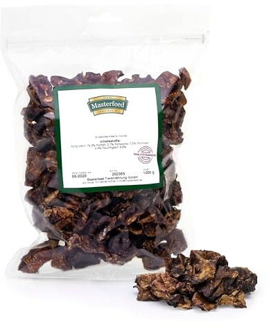Masterfeed Lammlunge Würfel, Getrocknet, 100% Natürlich, Kauartikel für Hunde, 500 g