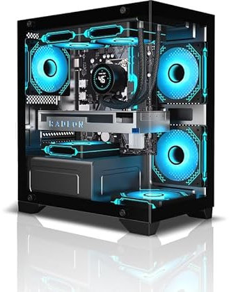 XYRAMAX Gaming PC Tower for Gamers - Intel Core i5 3 Gen, 16GB RAM, 256GB SSD, 2TB HDD, GT 1030 2GB Graphic Card - Prebuilt Gaming Desktop Tower With Cooling Fans for Stream, Edit & Multitask