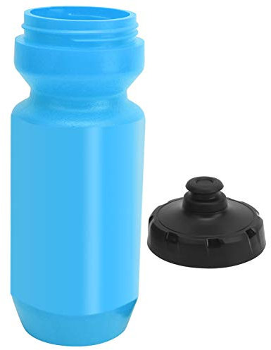 Beufee Fahrradwasserflasche, 610 ml Fahrradflaschen fließender Wasserbehälter für Fitnessstudio Camping Wanderung (Blau)