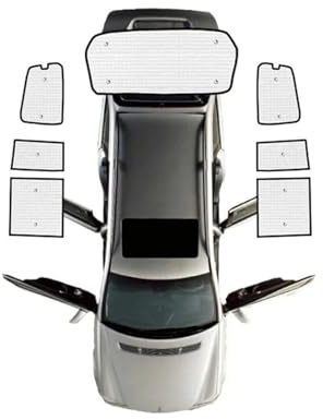 Parasol Coche para Toyota para Corolla E210 para Touring para Sport 2019 2022 2023 2024 Cubierta Protección Solar Completa Parasol Anti-UV Cortina Parabrisas Parasoles Coche(Rear Windows 5pcs)