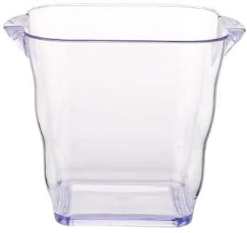 JIANBOHAIRS Acryl-Eiskübel for Partys, 5 l, Kunststoff, durchsichtig, Weinkübel, Flaschenkühler, Wanne, Champagner, Wein, Bier, Getränke for Wine, Drinks, Bar, Beverage Cooler