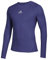 adidas Alphaskin - Maglietta Sportiva a Maniche Lunghe da Uomo, Uomo, Maniche Lunghe, CZ0070, Viola collegiato., XXX-Large-Long