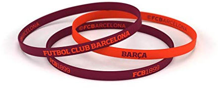 FC Barcelona Orange bordeaux Standard Herrenuhr | Silikon Barça Armband | unterstützt den FC Barcelona mit einem Offizielles culé | FCB