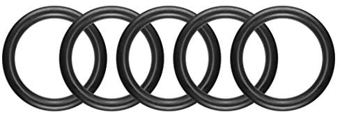 sourcing map 5 Stück O Ring Dichtungsringe 35 mm x 38 mm x 1,5 mm Metrische Nitrilkautschuk Dichtungsgummiring Gummi Ersatzdichtung für Sahnespender Poolpumpe Schnellkupplung Umfülladapter
