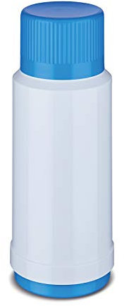 ROTPUNKT Isolierflasche 40 MAX Electric Edition 1,0 l | BPA-frei - gesundes trinken | Made in Germany | Warm + Kalthaltung | polar/electric kingfisher