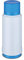 ROTPUNKT Isolierflasche 40 MAX Electric Edition 1,0 l | BPA-frei - gesundes trinken | Made in Germany | Warm + Kalthaltung | polar/electric kingfisher