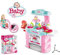 Puppen Pflegecenter für Spielzeugpuppen max 43 cm mit Waschbecken,Waschmaschine, Tischsitz, Thermometer und viel Zubehör - komplettes Spielset ohne Puppe