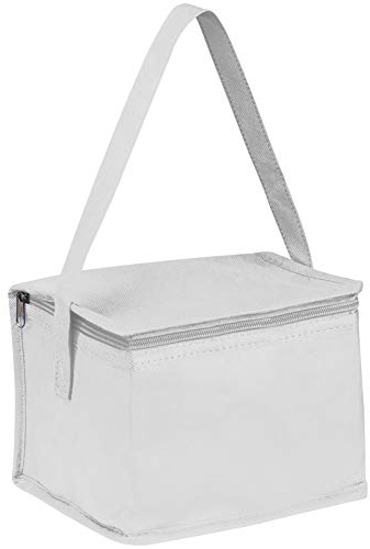 ohne Markenname Kühltasche für 6 Dosen à 0,33l / Weiß