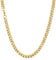 U7 Mens, Women Cuban Link Chain Necklace Gold Plated Chains 24 Inch